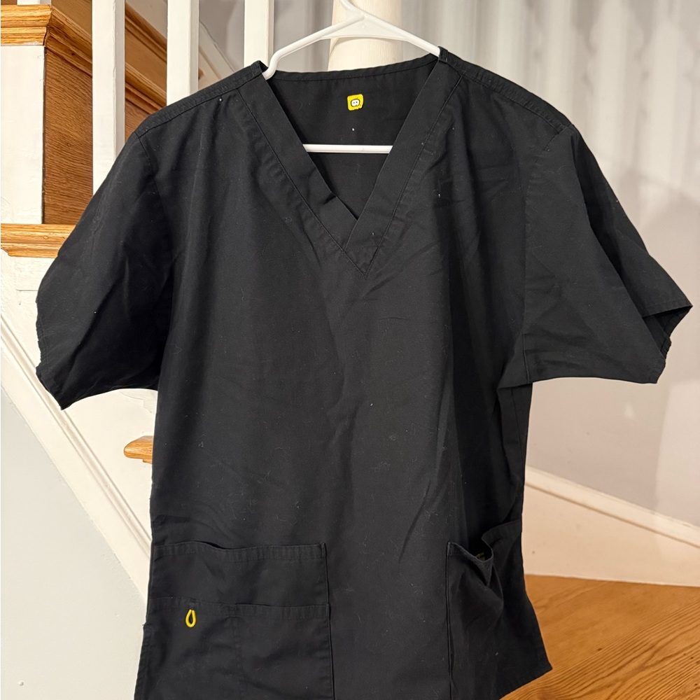 Black Women's Scrub Set